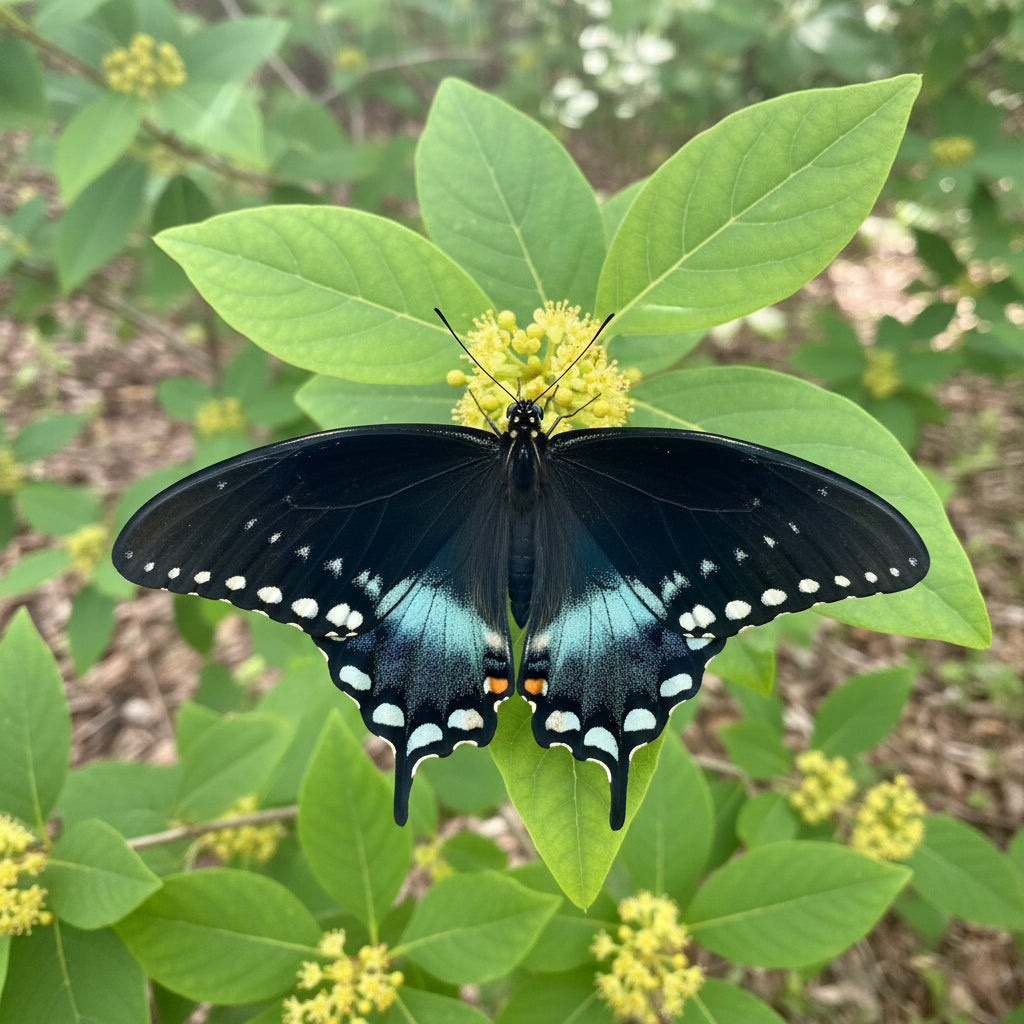 Spicebush Swallowtail Eggs